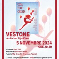 Presentazione del libro “Cosa vuoi che sia”