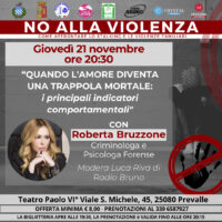 incontro con la criminologa Roberta Bruzzone – Prevalle (BS) 21 novembre 2024