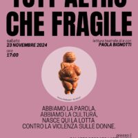 Lettura teatrale di e con Paola Bignotti – Carpenedolo 23 novembre 2024