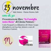 Presentazione del libro “In famiglia tutto bene” di Cinzia Pennati