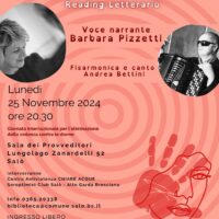 Reading letterario “Femminile, plurale” lunedì 25 novembre a Salò