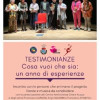 TESTIMONIANZE Cosa vuoi che sia: un anno di esperienze
