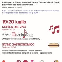 19 e 20 luglio 2025 – LA SCUOLA NEL CUORE – Festa a favore dell’Istituto comprensivo di Ghedi