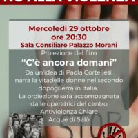 martedì 29 ottobre 2025 alle ore 20.30 – proiezione del film C’E’ ANCORA DOMANI