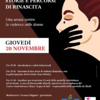 gioved’ 20 novembre 2025 alle ore 20.30 serata contro la violenza sulle donne a Manerbio